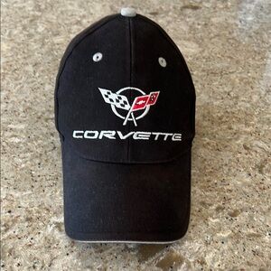 Corvette Black Baseball Cap